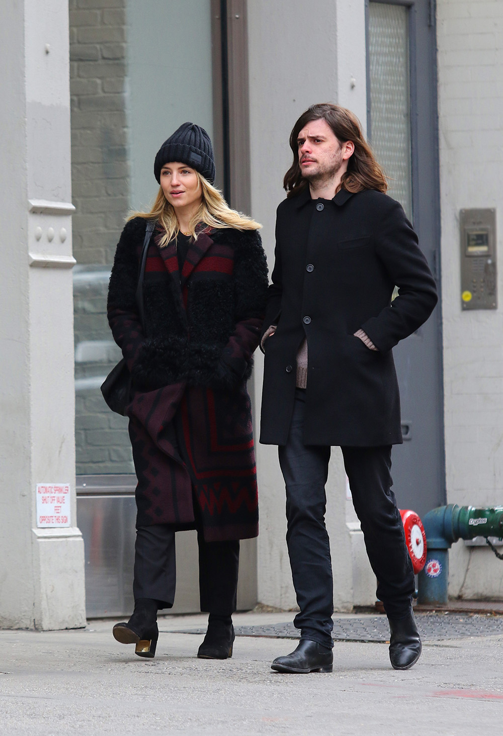 Dianna Agron Winston Marshall lunch in New York City.