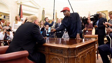 Donald Trump and Kanye West