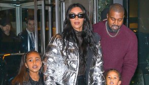 Kanye West, Kim Kardashian, North West, Saint West