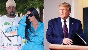 Kanye West, Kim Kardashian, Donald Trump