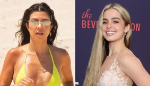 Kourtney Kardashian and Addison Rae