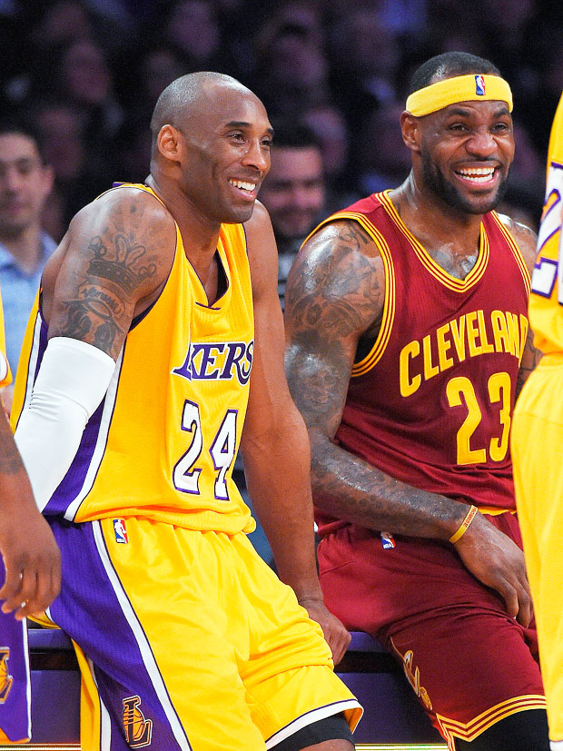 Kobe Bryant and LeBron James