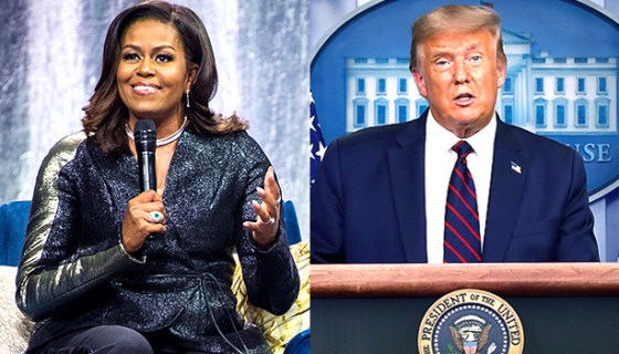 Michelle Obama Donald Trump