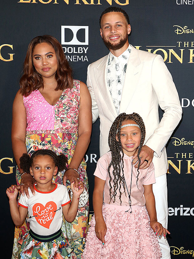 Steph & Ayesha Curry's family