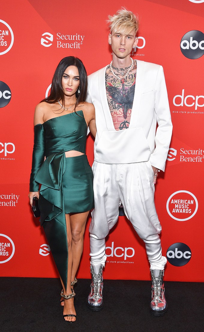 Megan Fox and Machine Gun Kelly at the 2020 AMAs