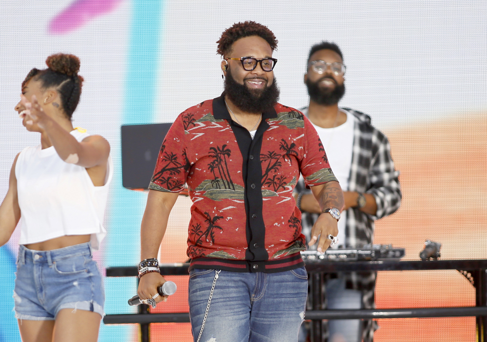 FILE - Blanco Brown performs "The Git Up" at the Teen Choice Awards in Hermosa Beach, Calif. on Aug. 11, 2019. Brown is in intensive care after suffering significant injuries in a head-on vehicle collision near Atlanta. A statement from his record label, BBR Music Group, said the writer and producer was injured Monday night and was transported to a local hospital where he underwent a 12-hour surgery.  (Photo by Danny Moloshok/Invision/AP, File)