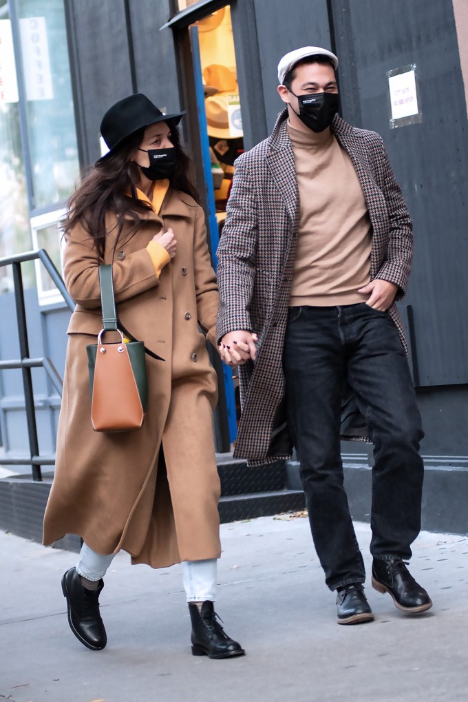 Katie Holmes & Emilio Vitolo Jr. Head Out On Election Day