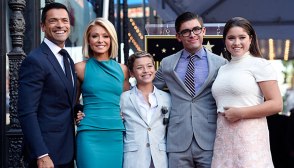Kelly Ripa & her family