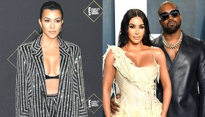 Kourtney Kardashian, Kim Kardashian, Kanye West