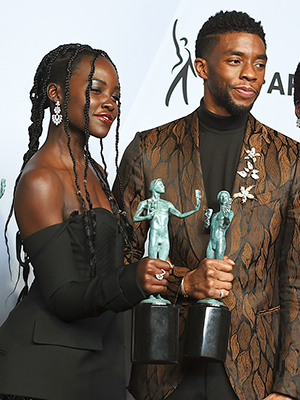 lupita nyong'o, chadwick boseman