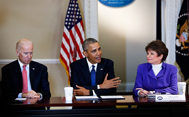 Joe Biden, Barack Obama, Valerie Jarrett