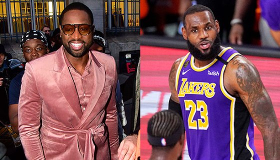 Dwyane Wade and LeBron James