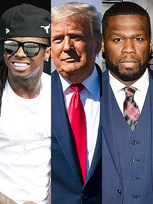 Lil Wayne, Donald Trump, 50 Cent