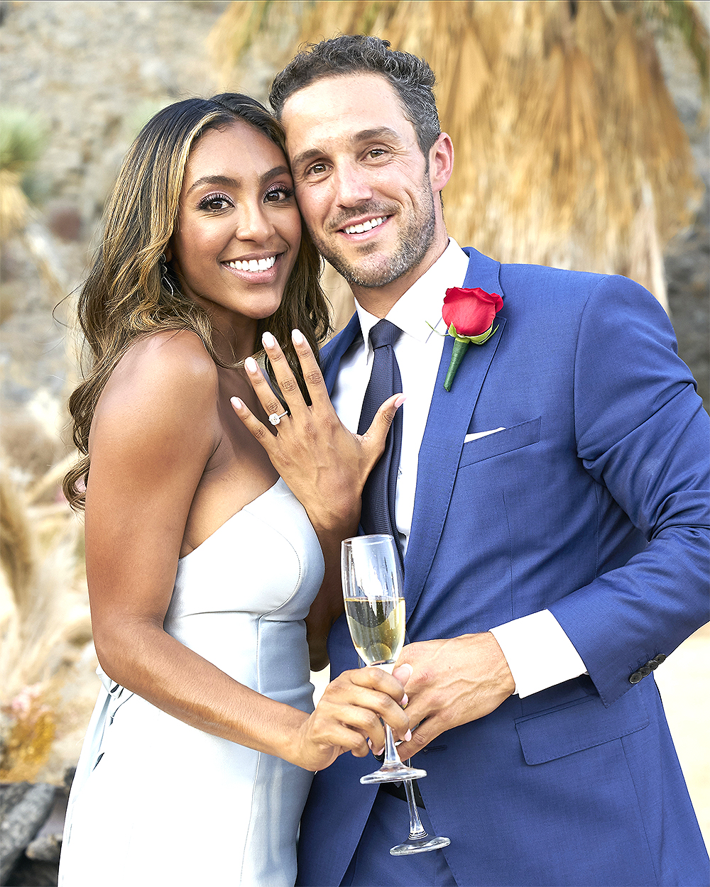 THE BACHELORETTE - “1613” – Season Finale – After a shocking rose ceremony, Tayshia is excited to introduce the remaining bachelors to her family. Will the men win over her family? Her father voices concerns that she might make a big mistake. When proposal day arrives, Tayshia is so overcome with emotion that not even Chris Harrison can read her tears. Will Tayshia bravely step into the future she has been dreaming of or will she be too scared of repeating her past? Find out on “The Bachelorette,” TUESDAY, DEC. 22 (8:00-10:01 p.m. EST), on ABC." (ABC/Craig Sjodin)
TAYSHIA ADAMS, ZAC C.