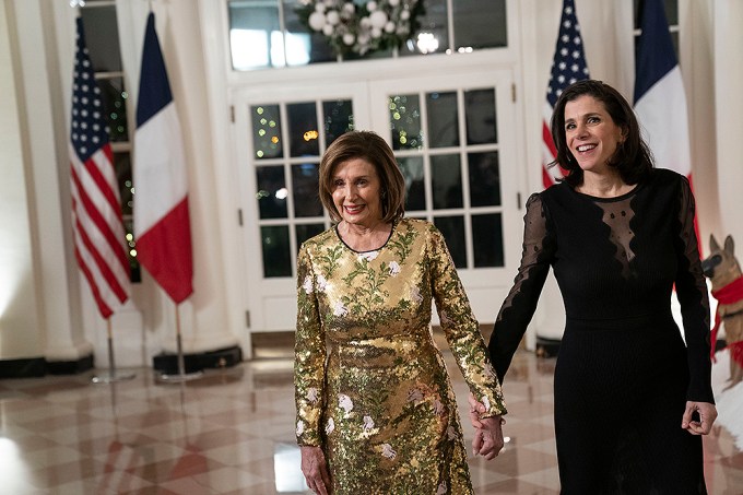 Alexandra Pelosi With Mom Nancy At State Dinner