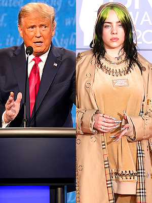 Donald Trump and Billie Eilish