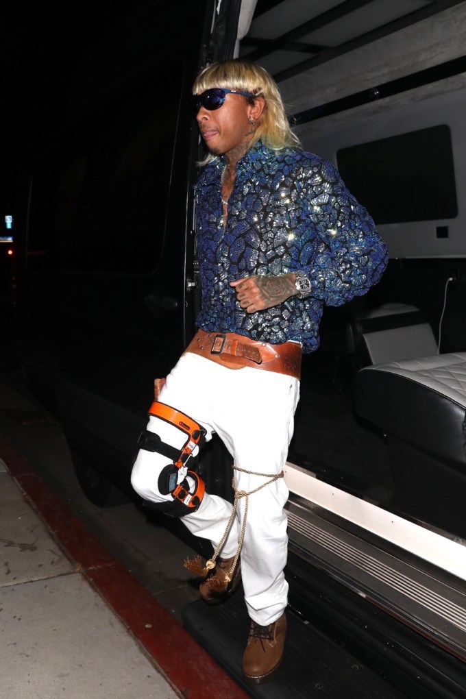 Tyga dresses as Joe Exotic from ‘Tiger King’