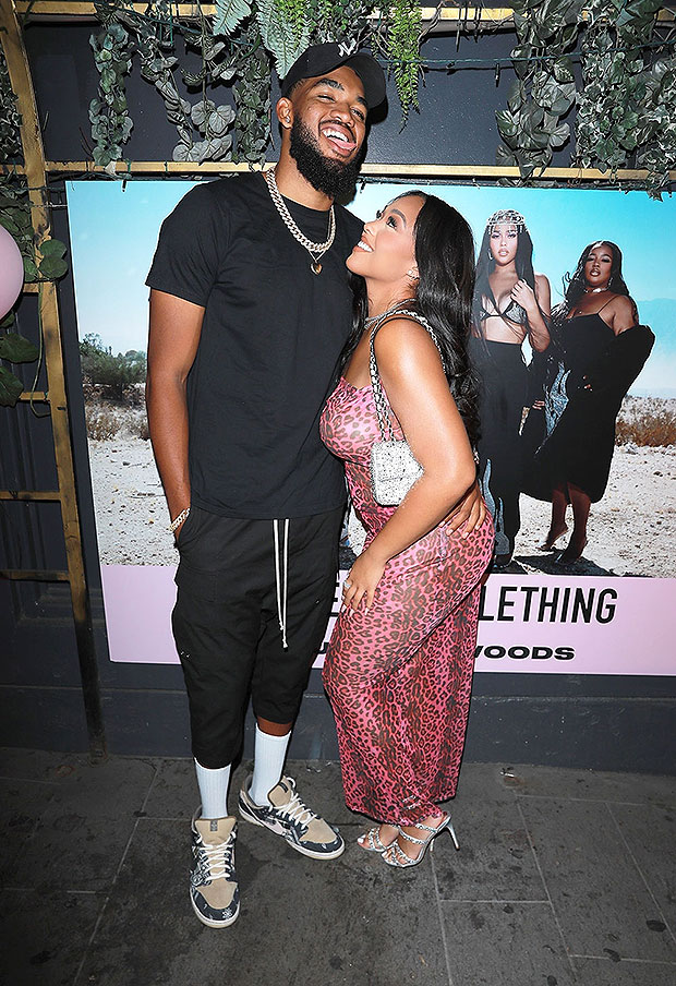 Karl-Anthony Towns and Jordyn Woods