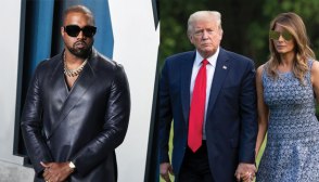 Kanye West, Donald Trump, Melania Trump
