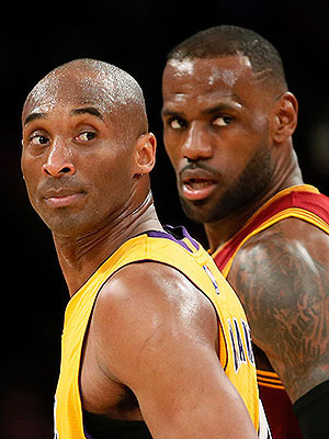 Kobe Bryant and LeBron James