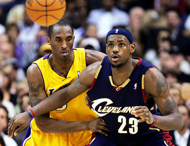 lebron james kobe bryant