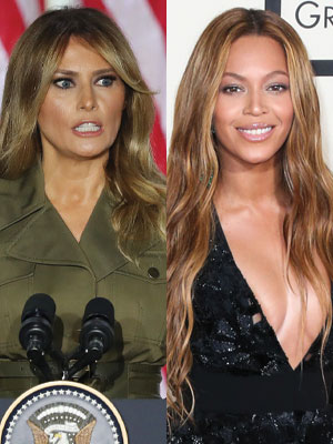 Melania Trump, Beyoncé