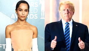 Zoe Kravitz Donald Trump
