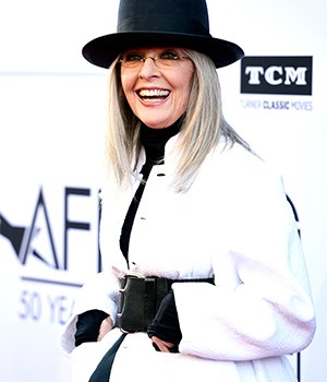 Actress Diane Keaton poses at the 45th AFI Life Achievement Award Tribute to Keaton at the Dolby Theatre on Thursday, June 8, 2017, in Los Angeles. (Photo by Chris Pizzello/Invision/AP)