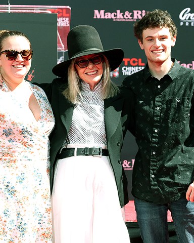 Dexter Keaton, Diane Keaton and Duke Keaton
Diane Keaton Hand Imprinting, Los Angeles, California, USA - 11 Aug 2022