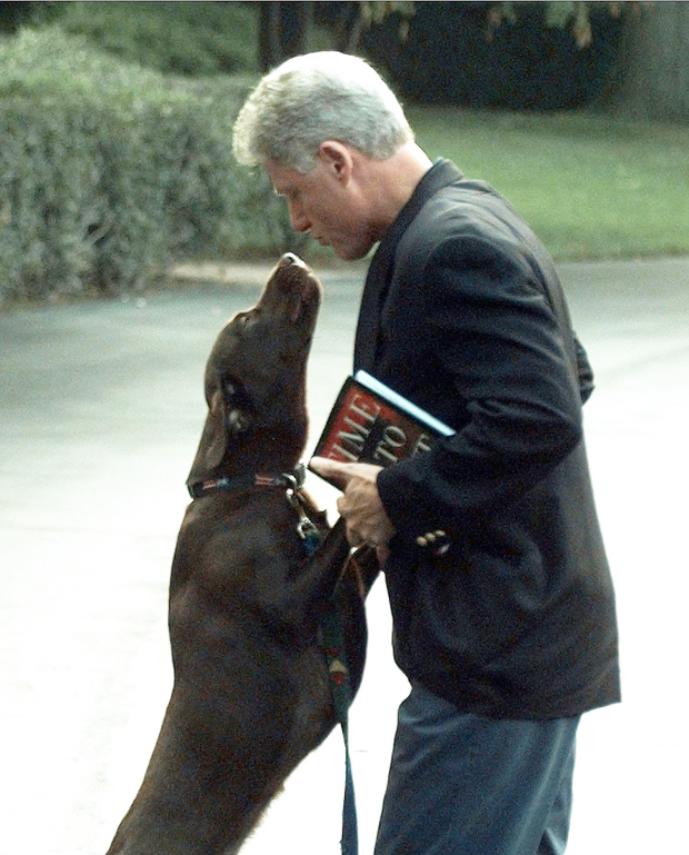 Bill Clinton and Buddy