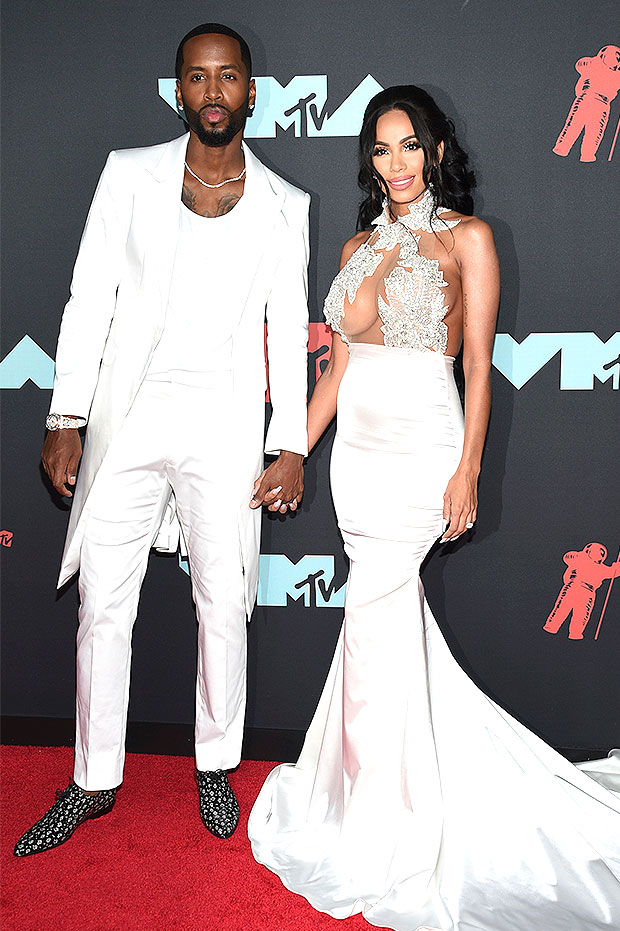 Safaree Samuels & Erica Mena at the 2019 MTV VMAs