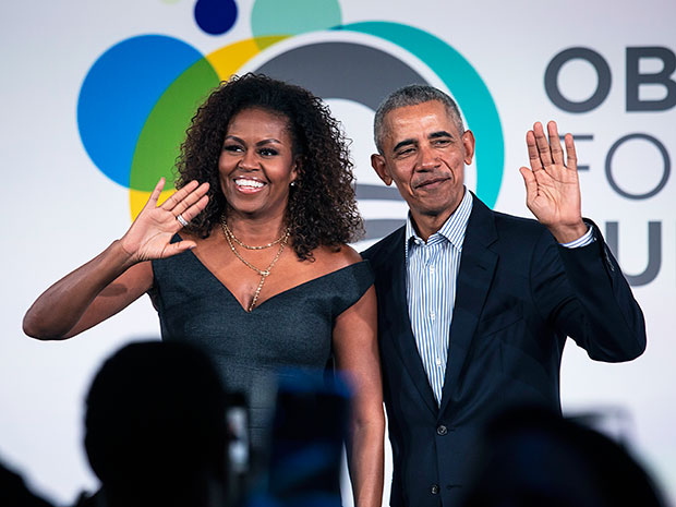 Michelle and Barack Obama