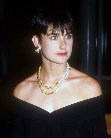 Demi Moore 1989 Photo By John Barrett/PHOTOlink.net / MediaPunch /IPX