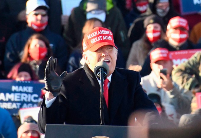 Donald Trump Campaigning For Re-Election in Scranton