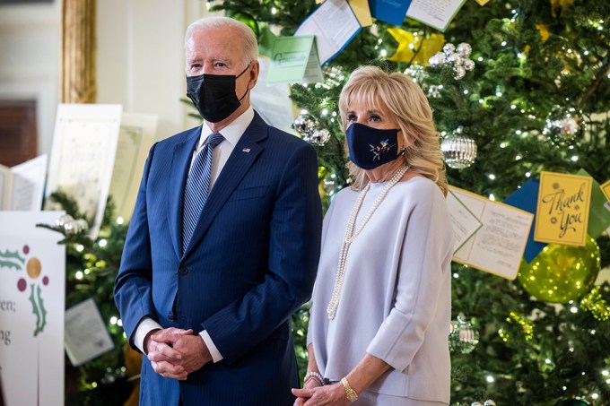 Joe & Jill Biden At A Menorah Lighting