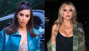 Kim Kardashian and Larsa Pippen