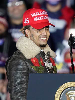 Lil Pump at Trump rally