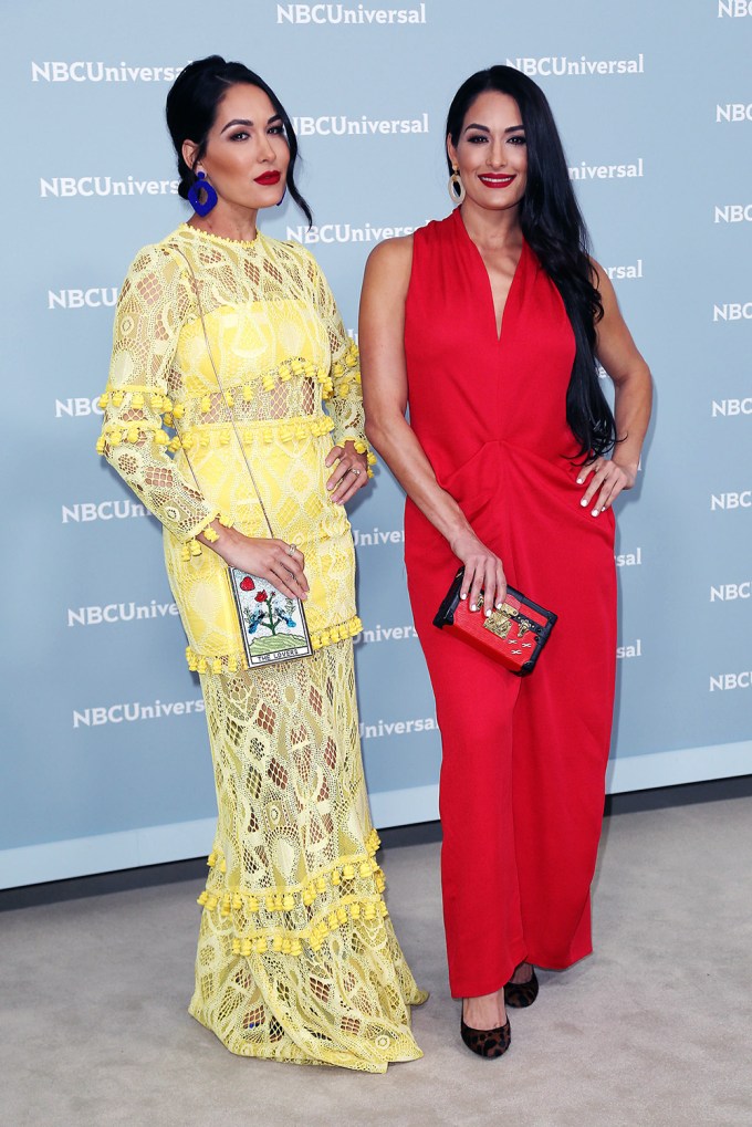 Nikki & Brie Garcia At 2018 NBC Upfronts