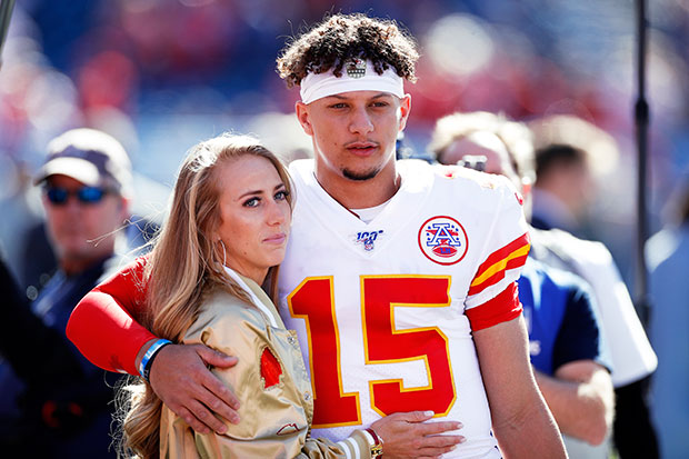 Brittany Matthews and Patrick Mahomes