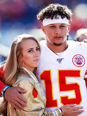 Brittany Matthews and Patrick Mahomes