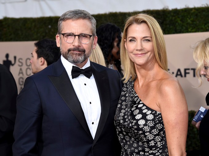 Steve Carell & Nancy Carrell at the SAG Awards