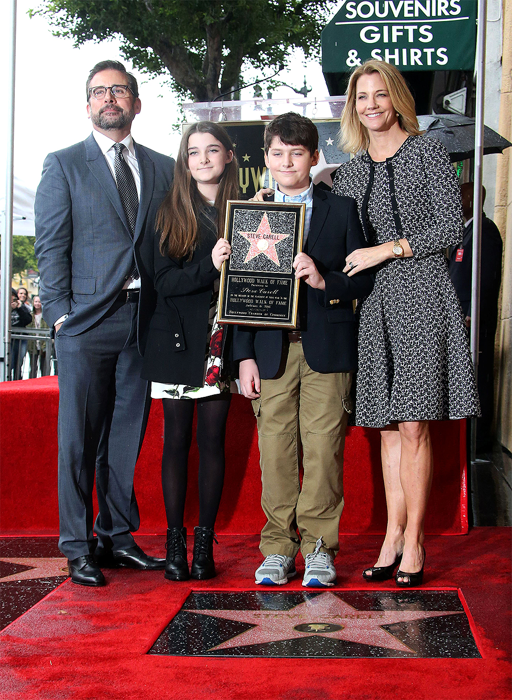 Steve Carell honoured with a Star on the Hollywood Walk of Fame, Los Angeles, America - 06 Jan 2016