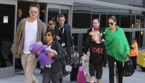 Brad Pitt & his kids