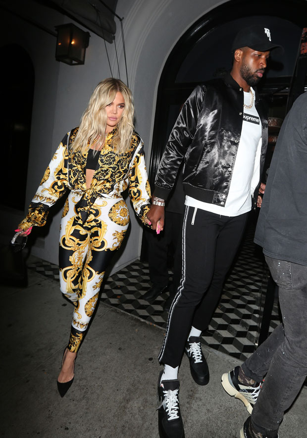 Khloe Kardashian and Tristan Thompson