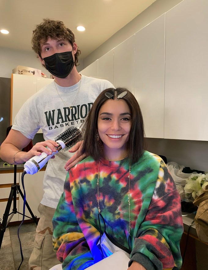 Vanessa Hudgens Gets Glammed up With the Hot Tools White Gold Volumizer