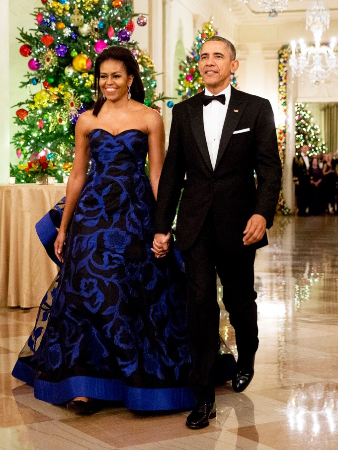 Barack & Michelle Obama At The 2015 Kennedy Center Honors