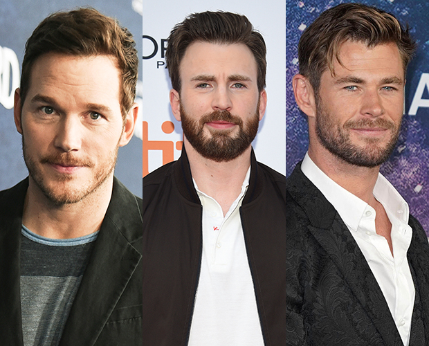 Chris Pratt, Chris Evans, Chris Hemsworth