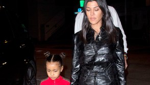 Kourtney Kardashian & North West