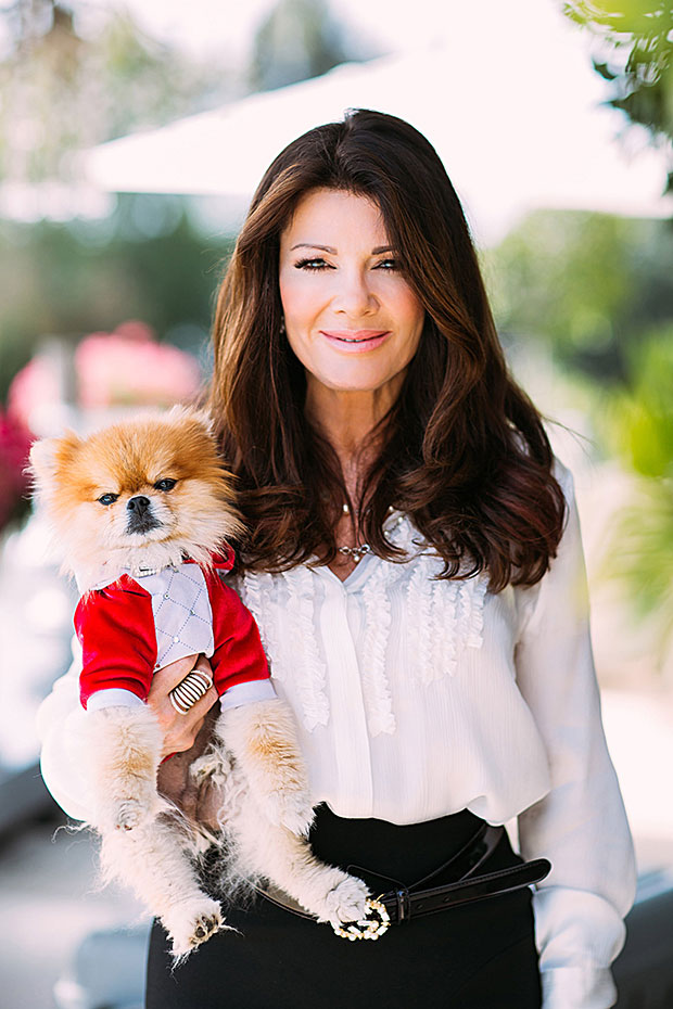 Lisa Vanderpump & her late dog Giggy