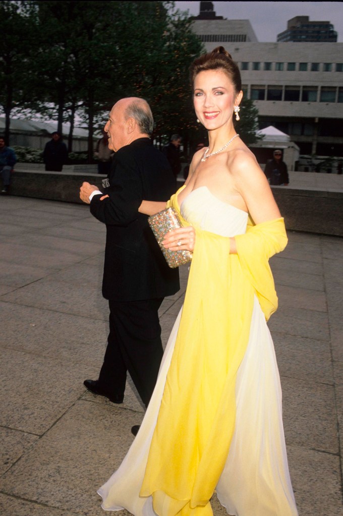 Lynda Carter Glows in Yellow